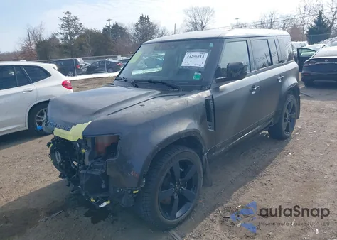 2023 Land Rover Defender 110 Carpathian Edition/110 V8 from USA, damaged, VIN SALEWEEE4P2124382